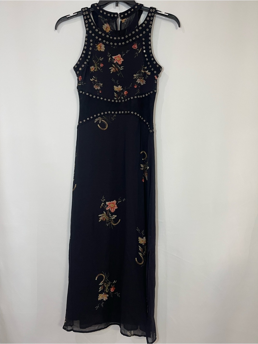 ALLSAINTS Jessie Tanana Sleeveless Midi Dress size 2